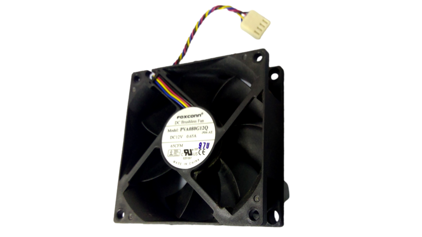 FoxConn DC Brushless Fan PVA080G12Q 12V 0.65A 65CFM 4PIN Cooling Fan