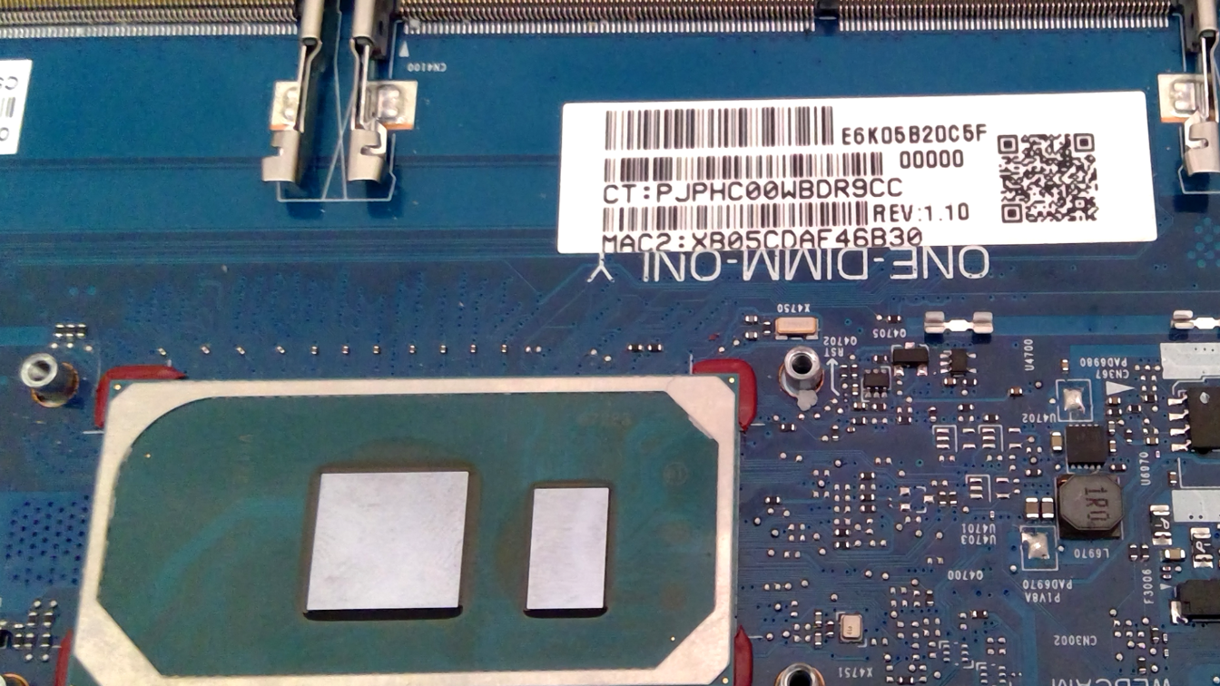HP Pavilion x360 14M-DW i5-1035G1 1.00Ghz Motherboard L96511-601 6050A3156701