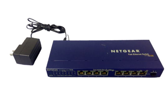 Netgear FS108 v2 8 Port 10/100 Fast Ethernet Switch