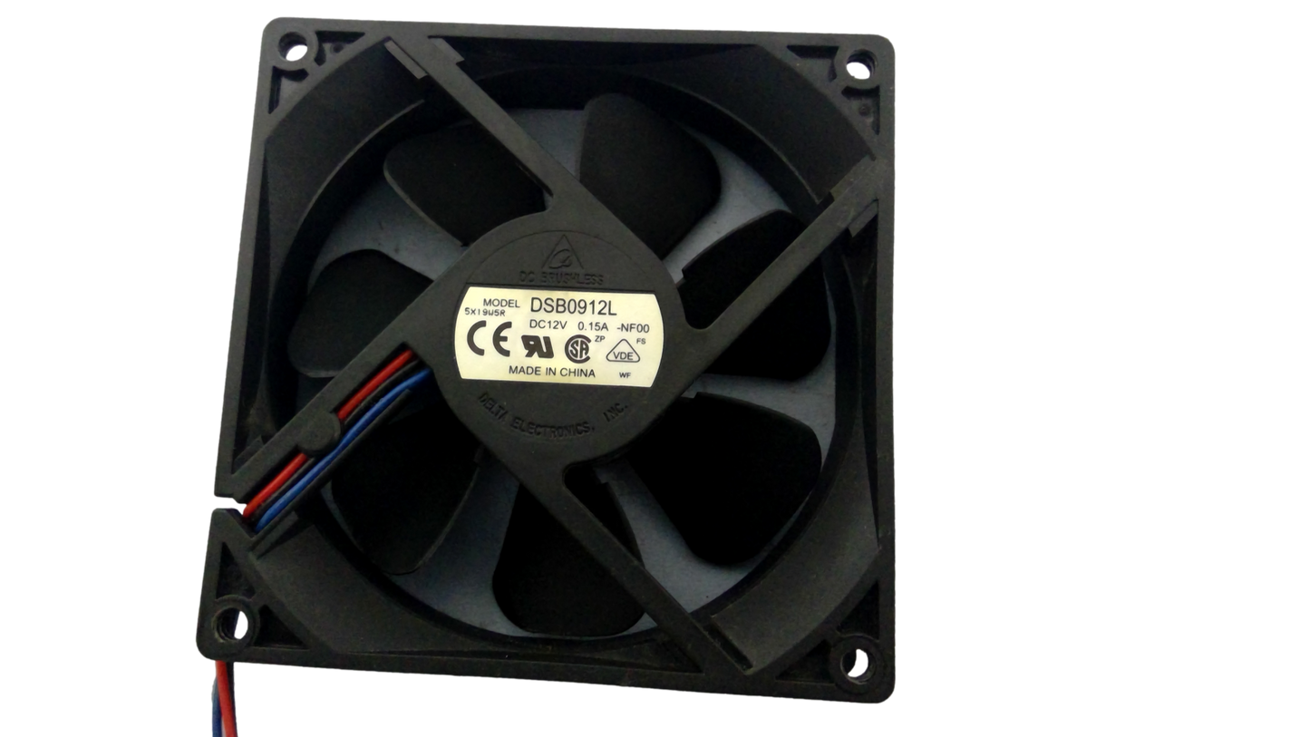 DELTA ELECTRONICS Dsb0912l 9cm 9025 12V 0.15a Three-Wire Mute Fan