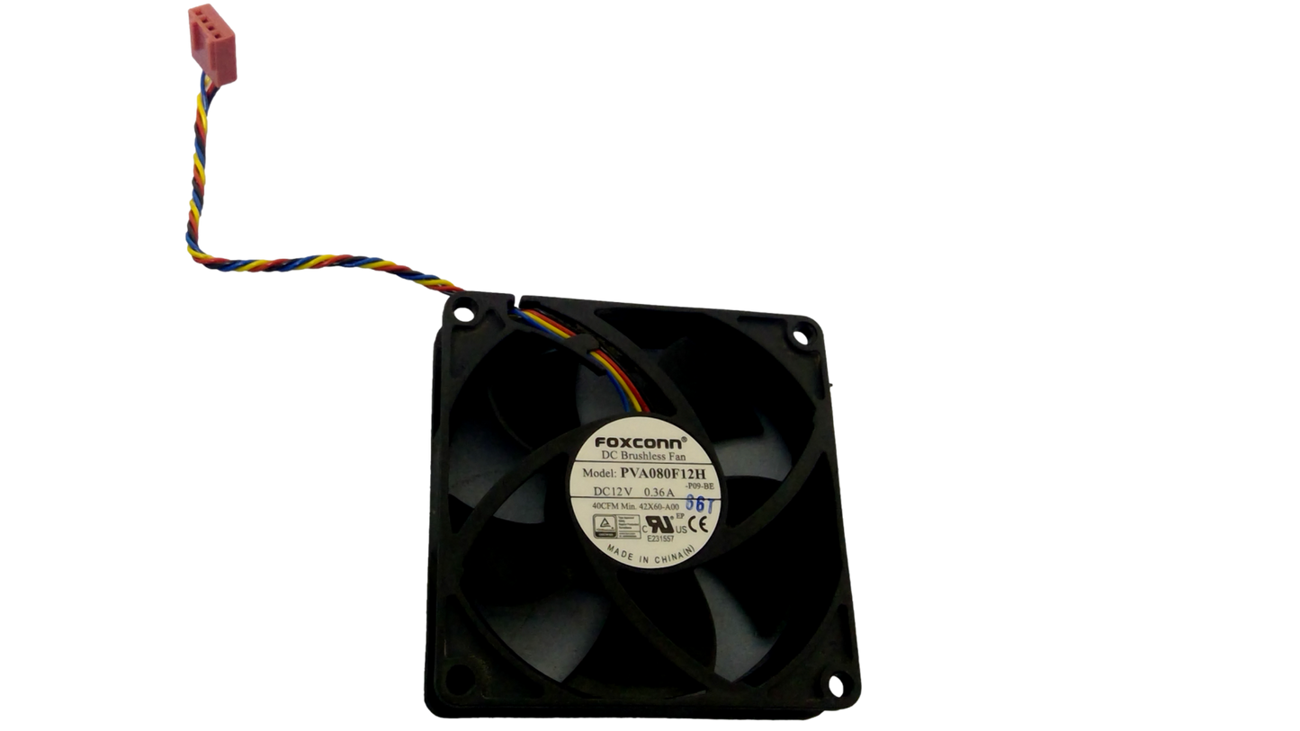 FOXCONN PVA080F12H DC12V 0.36A 4-wire CPU silent cooling fan