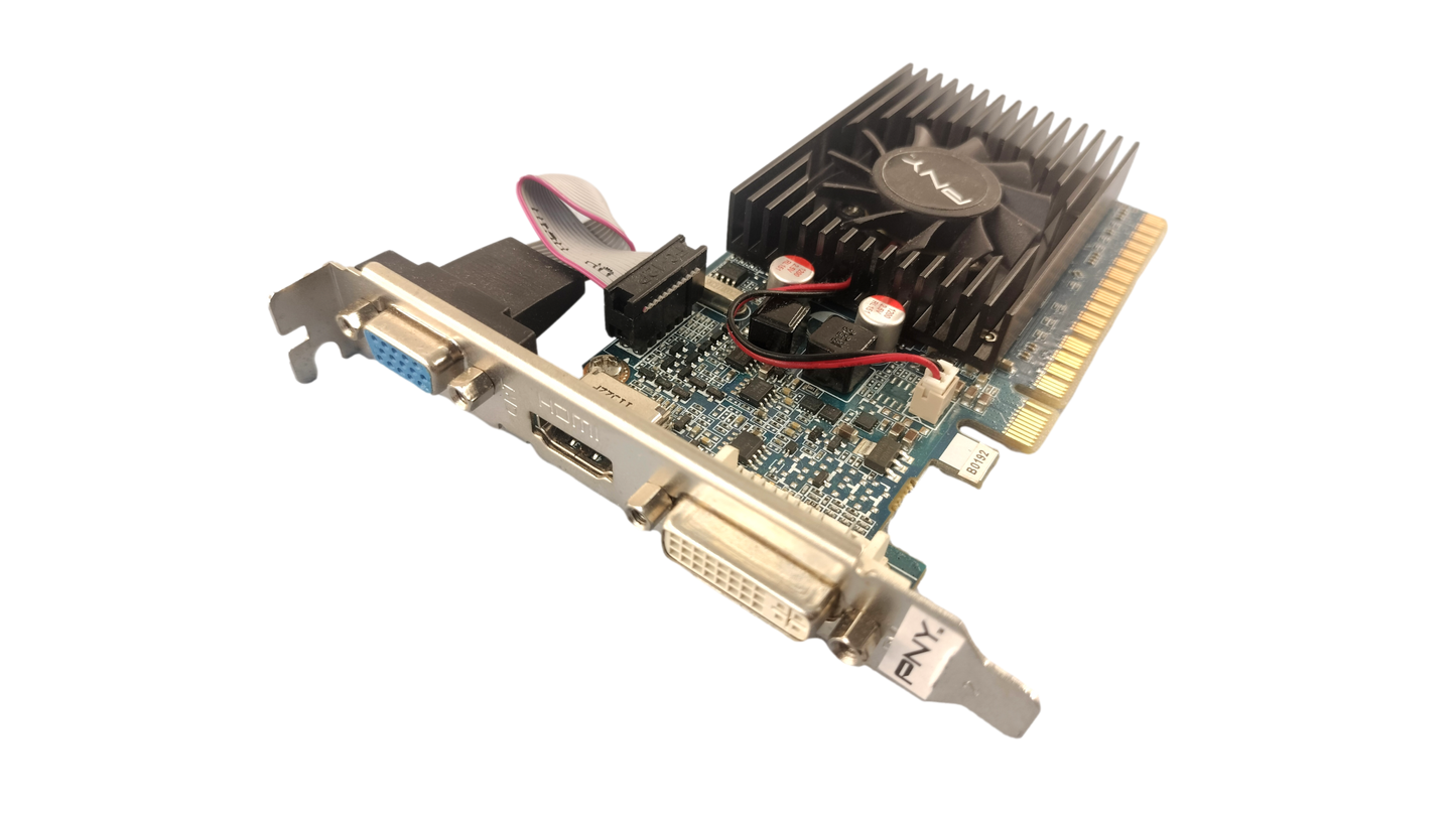PNY GeForce GT 520 1024MB GDDR3 PCI-Express 2.0 DVI+VGA+HDMI High Profile Graphics Card VCGGT5201XPB