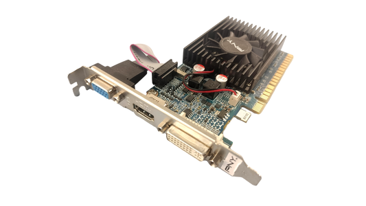 PNY GeForce GT 520 1024MB GDDR3 PCI-Express 2.0 DVI+VGA+HDMI High Profile Graphics Card VCGGT5201XPB