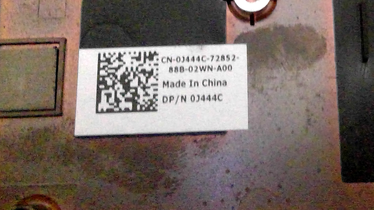 Dell Vostro 1510 Palmrest Touchpad Assembly J444C 0J444C