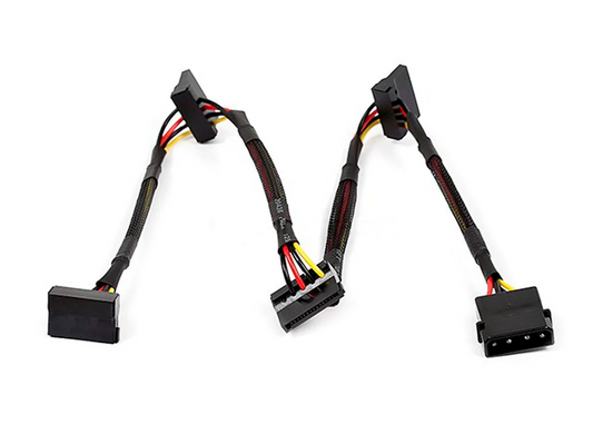 Monoprice 8794 24in 4pin MOLEX Male to 4x 15pin SATA II Female Power Cable