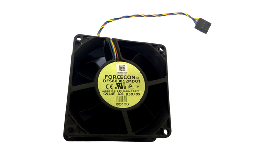 FORCECON DFS803812MDOT A808 DC12V 0.8A 78CFM G944P A01 050709 FAN