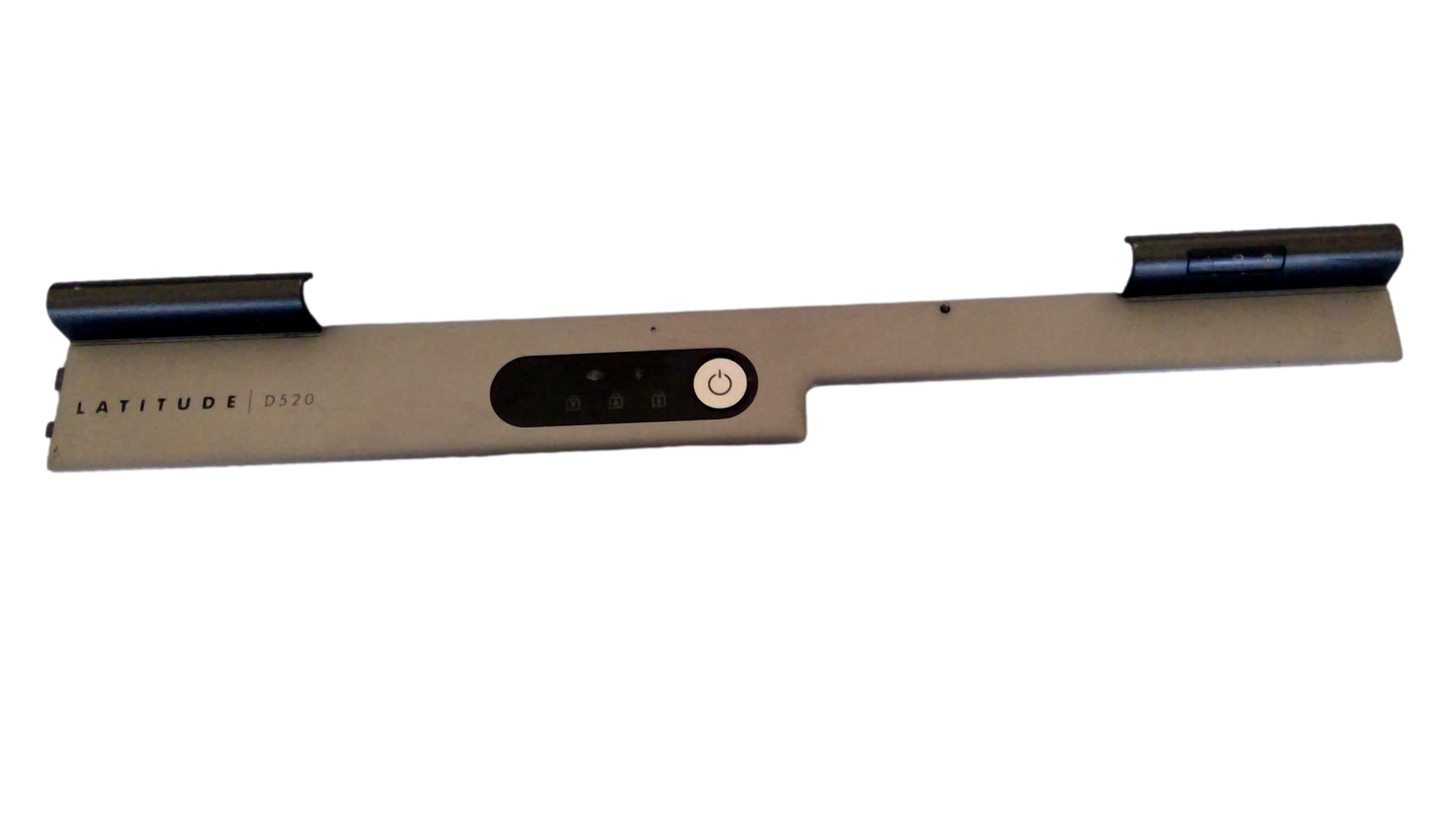 GG268 Dell Latitude D520 Laptop Notebook Replacement 15" Inch Black Silver Power Button Plastic Rear Hinge Cover Panel C