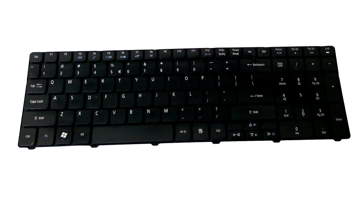 Black Laptop Keyboard for Acer V104702AS3 PK130C91100