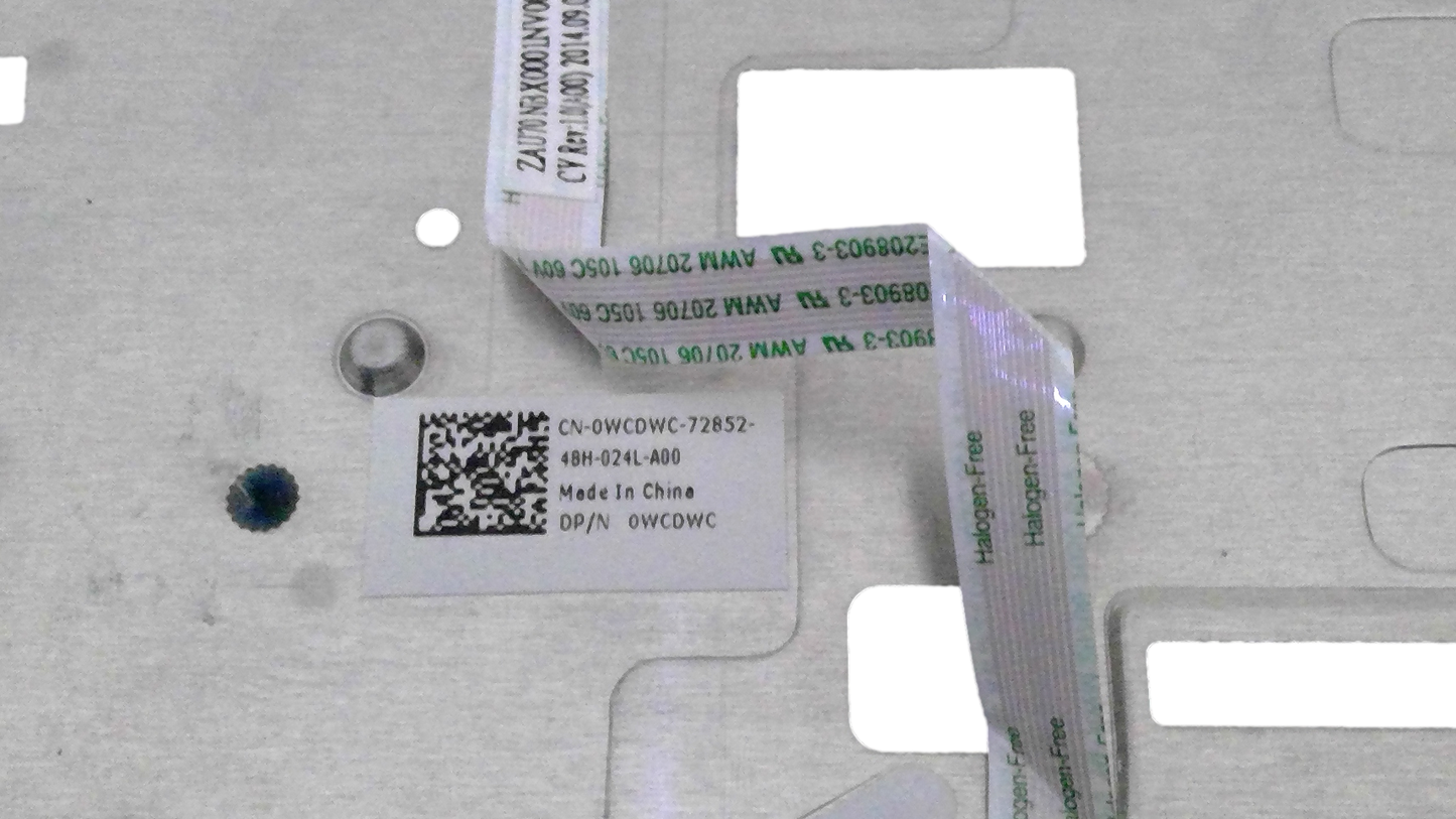 Dell Genuine Latitude 13 7350 Palmrest Touchpad Assembly WCDWC 0WCDWC