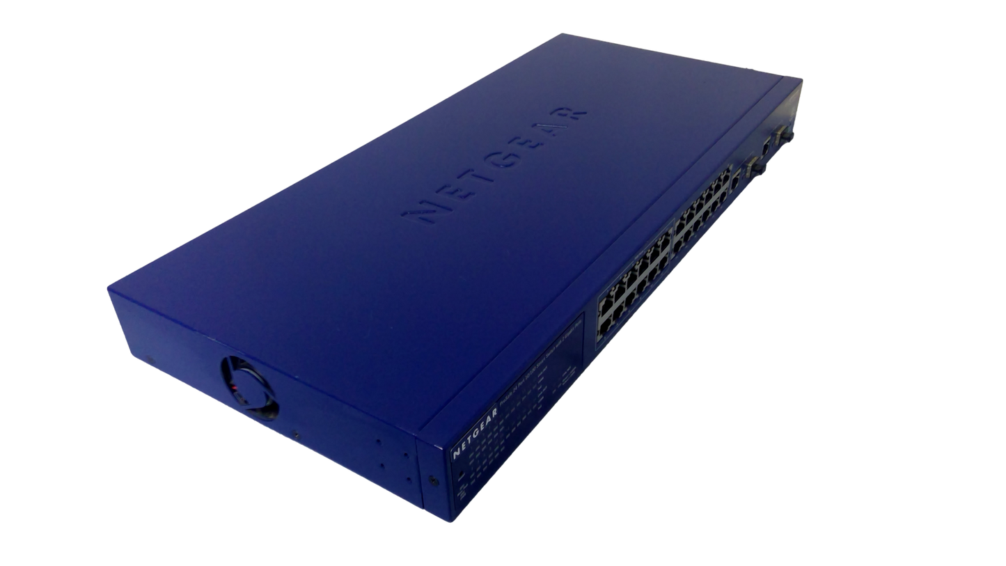 NETGEAR PROSAFE 24 PORT 10/100 SMART SWITCH WITH 2 GIGABIT PORTS WITH POE FS726TP
