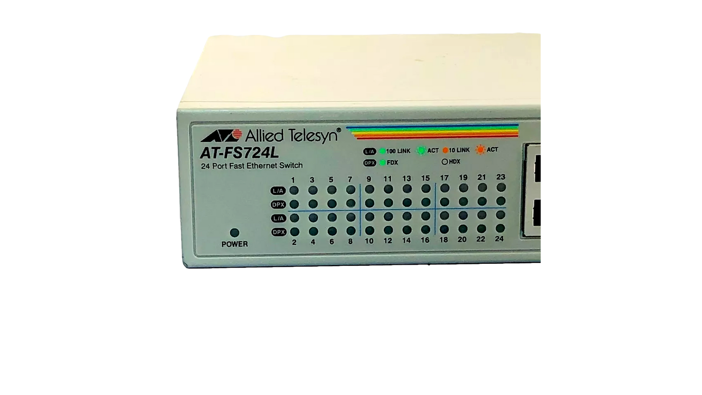 Allied Telesyn AT-FS724L Ethernet Switch 24 Port Unmanaged