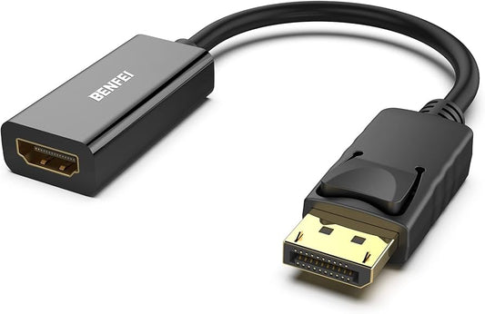 Benfei B017Q8ZVWK Gold-Plated DP Display Port to HDMI Adapter M to F
