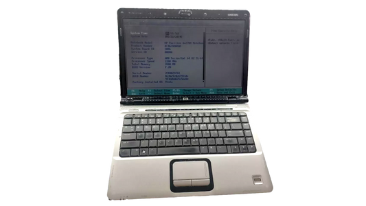HP Pavilion DV2000 14" Laptop AMD Turion 64 X2 2GB No Hard Drive As is