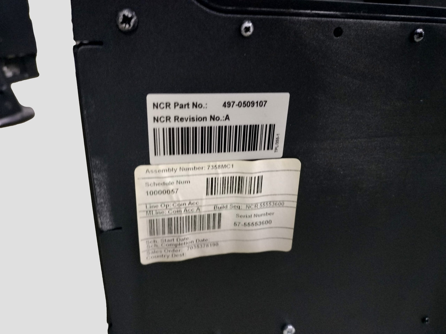 NCR Coin Acceptor SUB/10090 NCR 0509