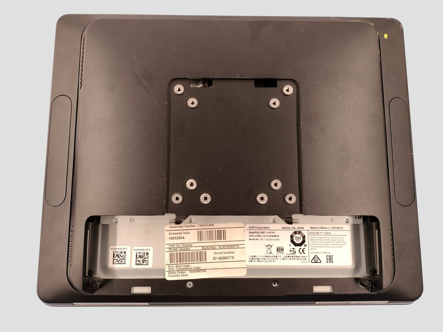NCR RealPOS XR7 7702-2315-8801 Intel i3 Terminal Win 10 No Stand