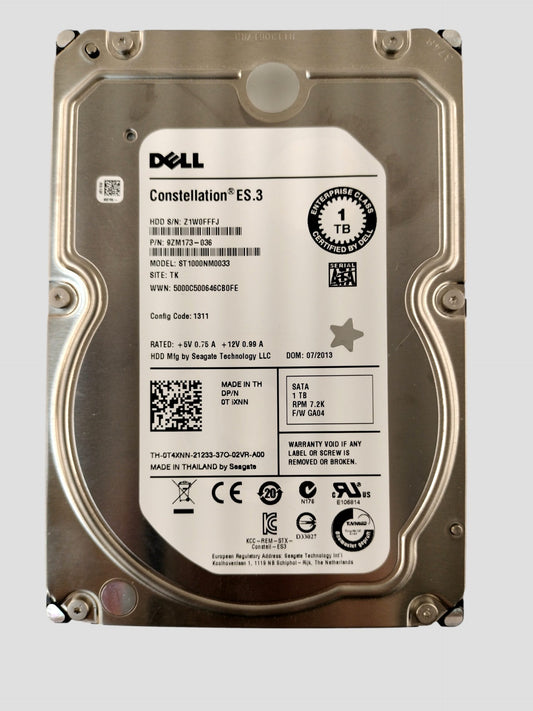 Seagate Dell ST1000NM0033 1 TB 3.5 in SATA III Enterprise Hard Drive