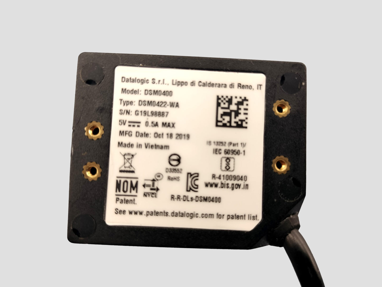 Datalogic DSM0400 Fixed Scan 1D / 2D Barcode Reader Type DSM0422-WA