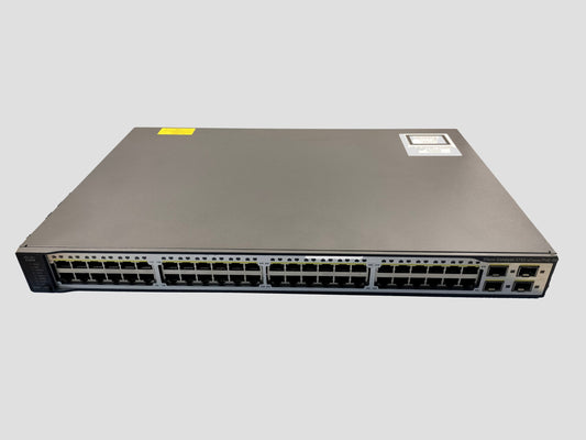 Cisco Catalyst 48-Port Rack Mountable Network Switch WS-C3750V2-48PS-S