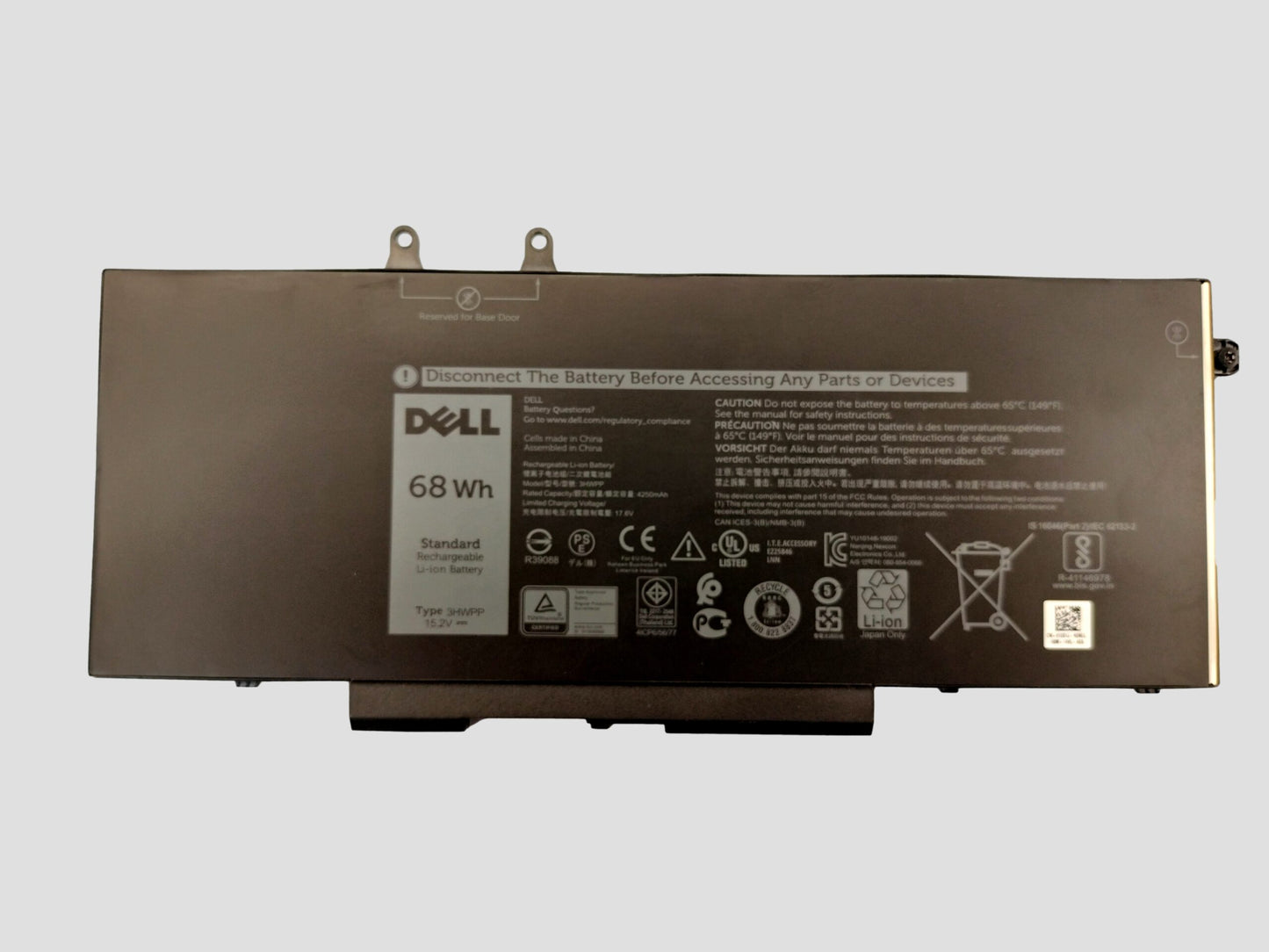 Genuine Dell Laptop Battery 68Wh Latitude 5410 3HWPP