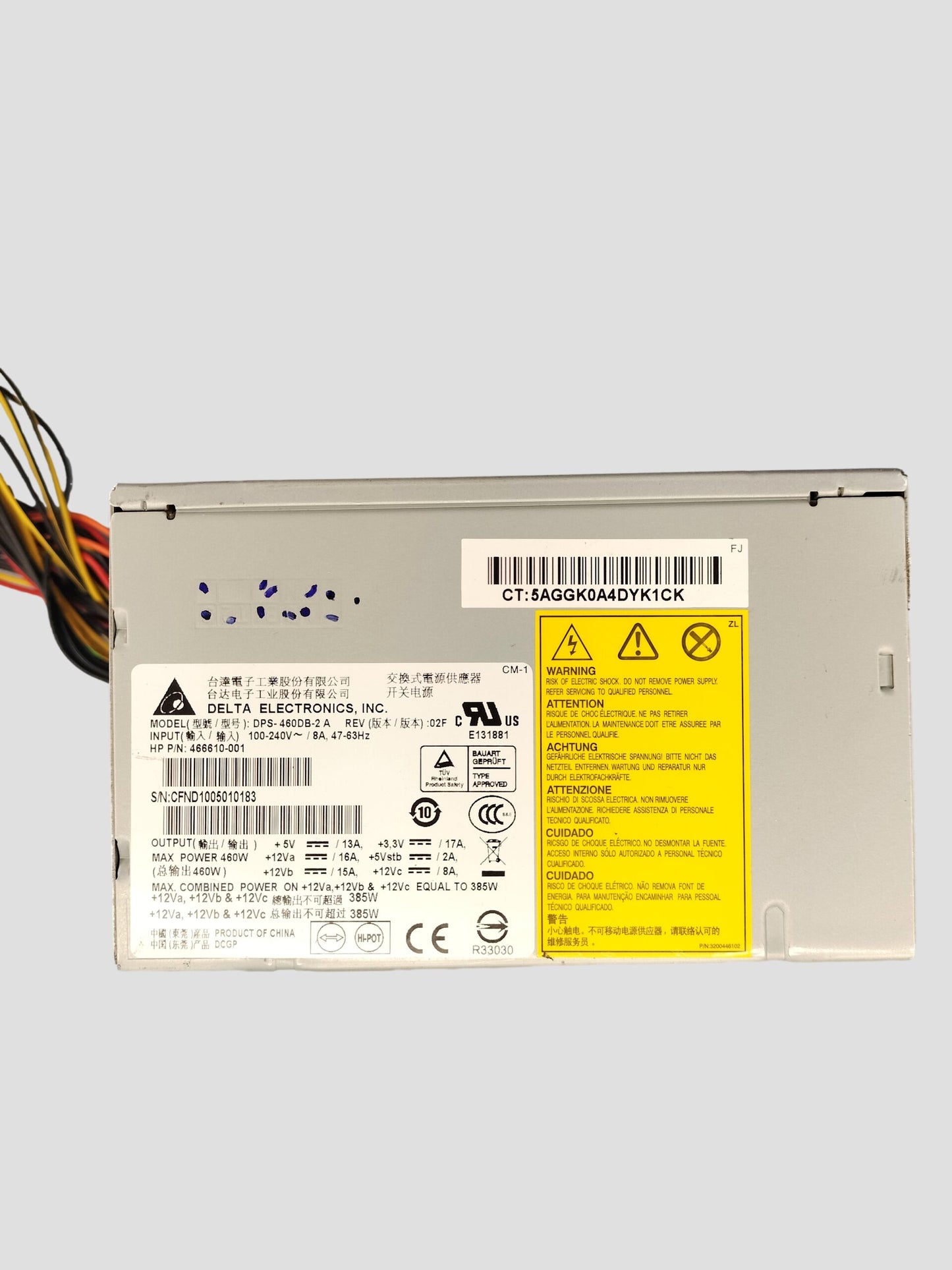 Delta Electronics DPS-460DB-2 Power Supply