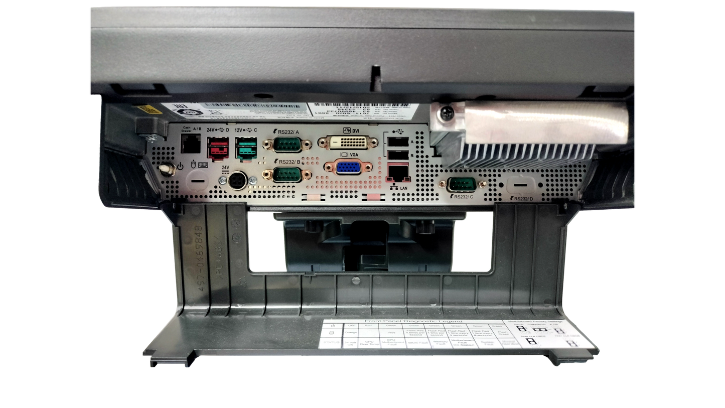 NCR 7611-6020-8801 POS Terminal Celeron T3100 4GB 80GB SSD No OS