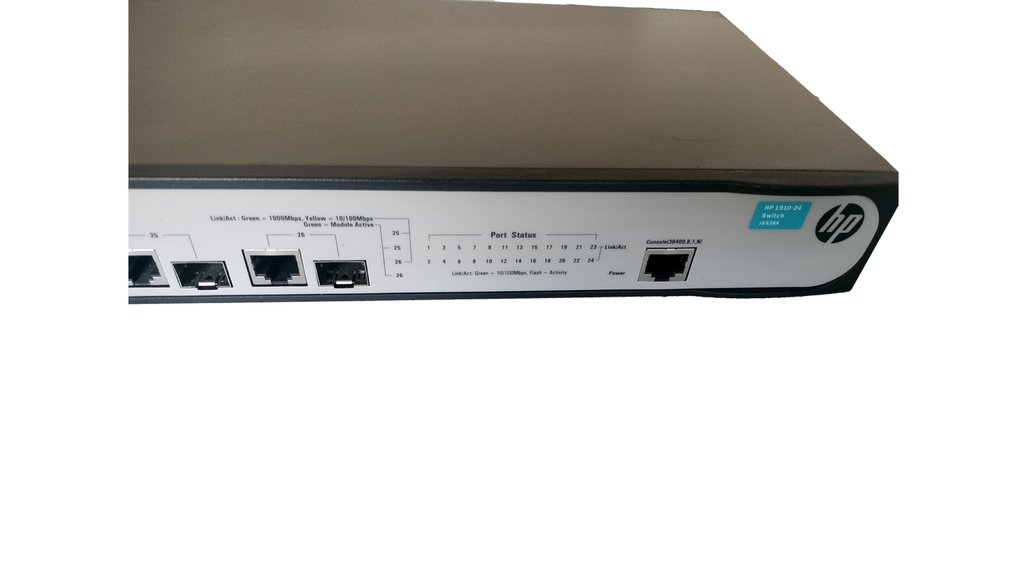 HP 1910-24 24 ports Switch JG538A