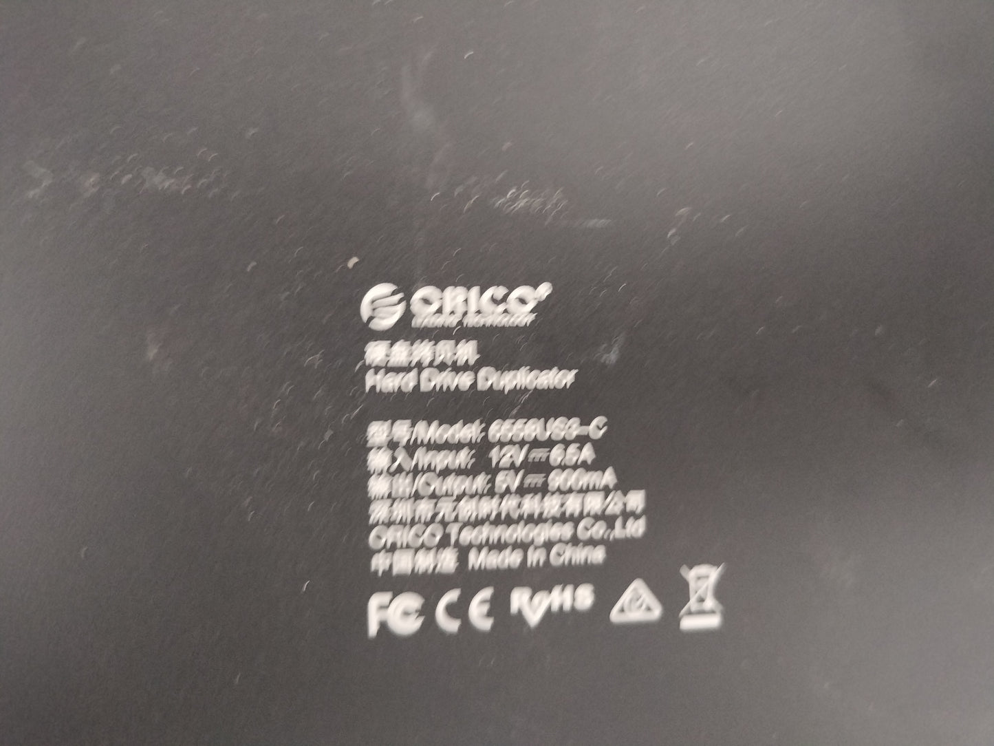 ORICO 6558US3C 5-bay Docking Station