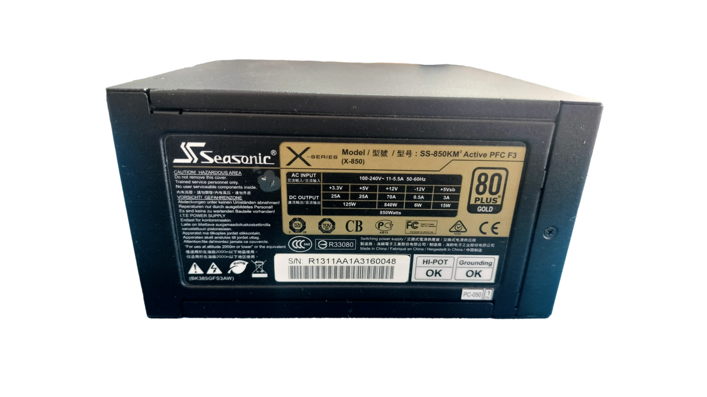 Seasonic X-850 SS-850KM Active PFC F3 850W 80 Plus Gold Power Supply
