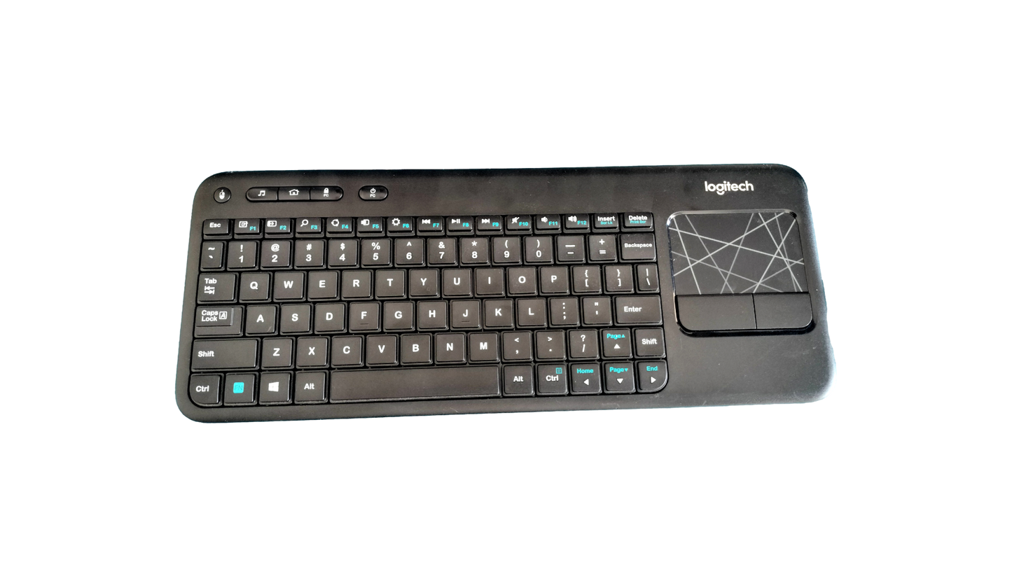 Logitech K400r Black Wireless Keyboard with Touchpad & USB Receiver
