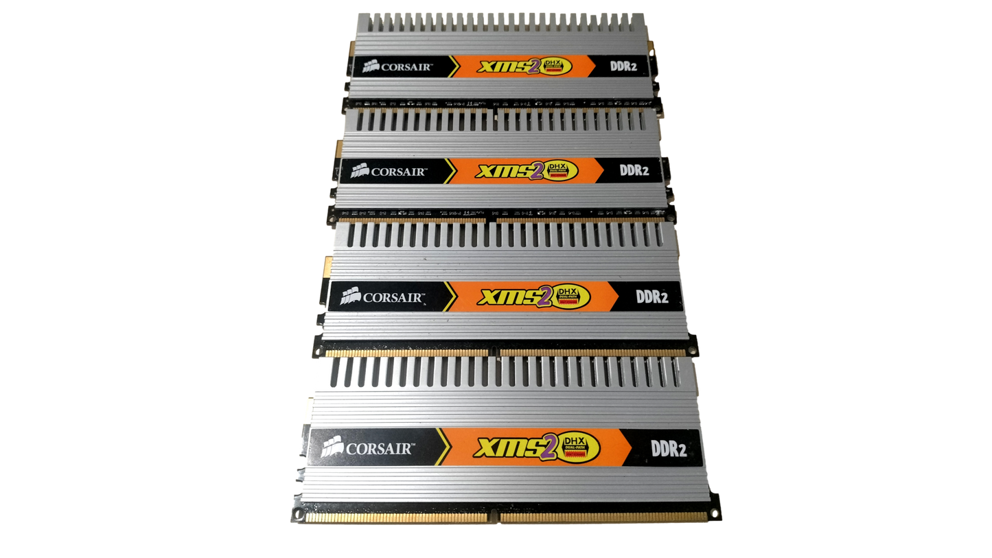 Corsair XMS2-6400 1GB RAM Memory CM2X1024-6400C5DHX 4 Sticks 4 GB Total