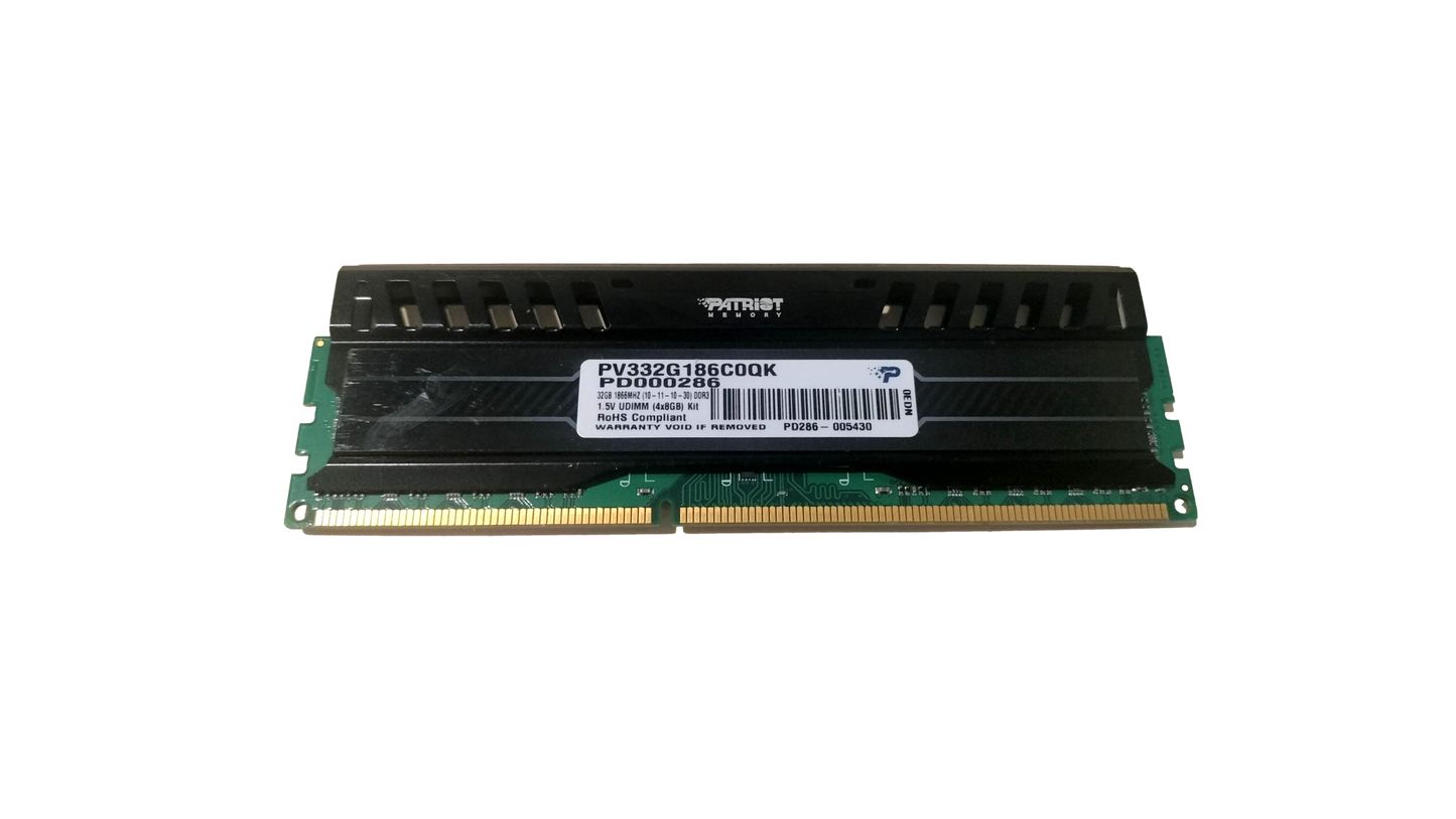 Patriot Viper 3 8GB RAM PC3-12800 DDR3-1600 Gaming SDRAM PV332G160C0QK