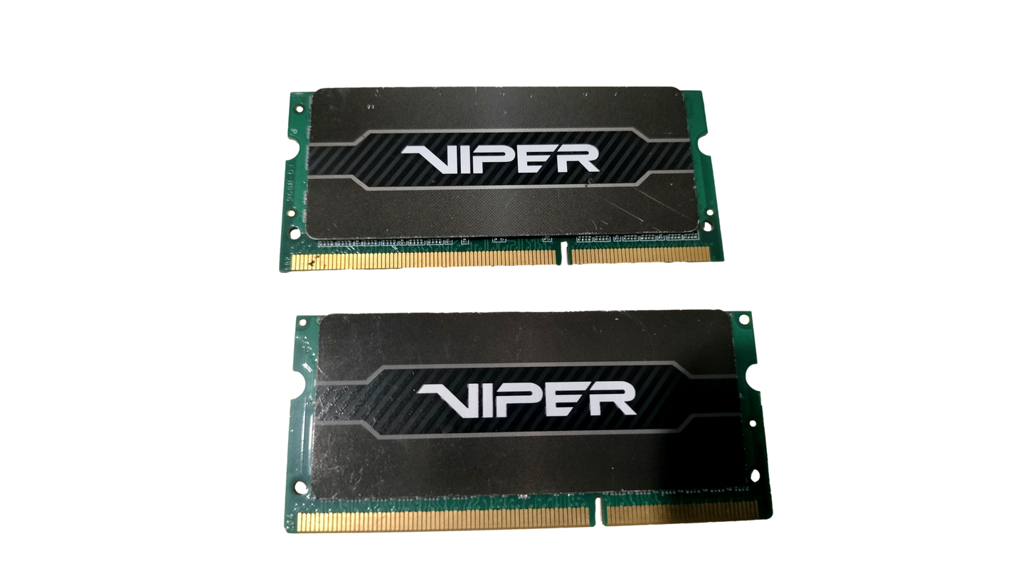 Patriot Viper 8GB (2x4GB) DDR3 PC3-12800 1600 MHz SODIMM Memory PV34G160lC9S
