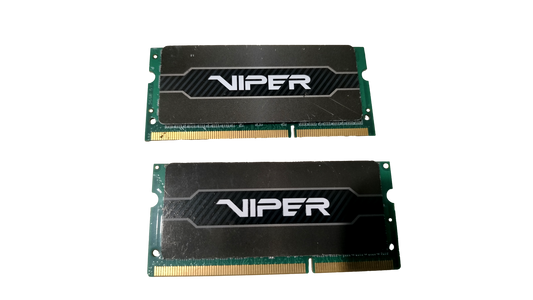 Patriot Viper 8GB (2x4GB) DDR3 PC3-12800 1600 MHz SODIMM Memory PV34G160lC9S