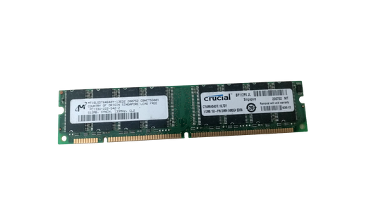 Micron 512MB MT16LSDT6464AY-13ED2 UDIMM PC133 NON-ECC
