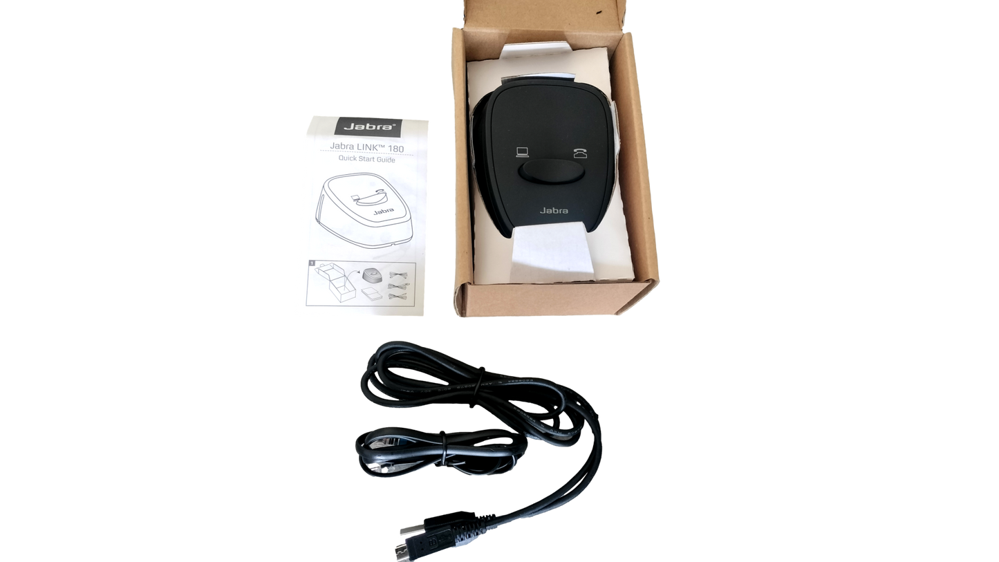 New JABRA LINK 180 180-09 Link 180 Switch Desk phone and PC