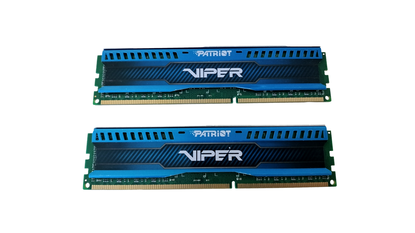 Patriot Viper 3 Low Profile Blue 16GB (2 x 8GB) DDR3 1600 (PC3 12800) Desktop Memory Model PVL316G160C9KB