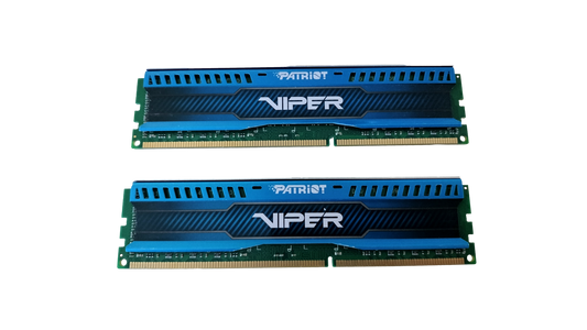 Patriot Viper 3 Low Profile Blue 16GB (2 x 8GB) DDR3 1600 (PC3 12800) Desktop Memory Model PVL316G160C9KB