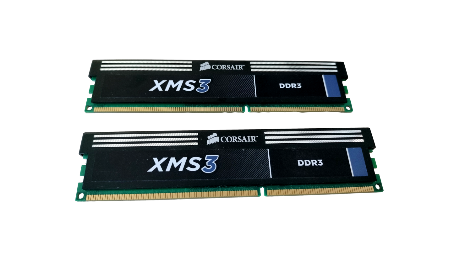 Corsair XMS3 1600Mhz 4GB (2GBx2) DDR3 Memory RAM CMX8GX3M2A1333C9
