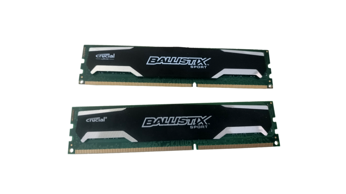 Crucial Ballistix Sport 8GB (2x4GB)PC3-12800 DDR3 1600MHz CL9 Desktop Memory