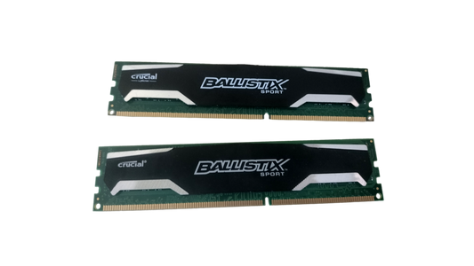 Crucial Ballistix Sport 8GB (2x4GB)PC3-12800 DDR3 1600MHz CL9 Desktop Memory