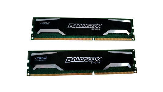 Crucial 8 GB UDIMM 1600 MHz PC3-12800 DDR3 SDRAM Memory Kit BLS4G3D1609DS1S00