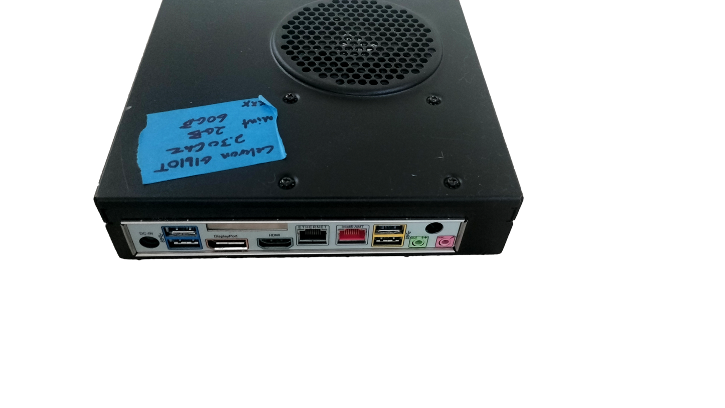 NCR Media Server Celeron G1610T 2GB 60GB SSD Linux MInt