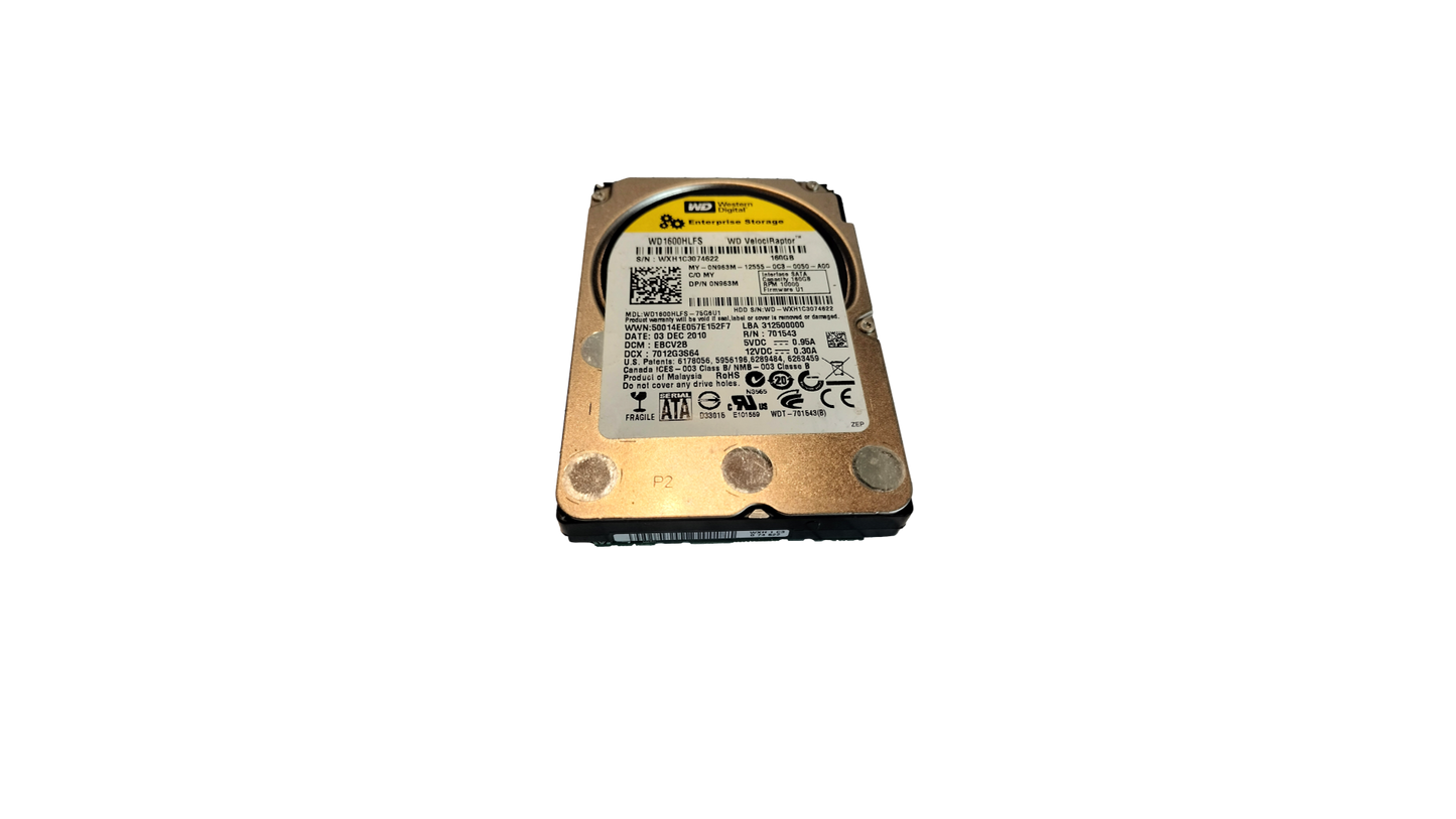 Western Digital VelociRaptor WD1600HLFS 160 GB 2.5" 10K SATA II Hard Drive