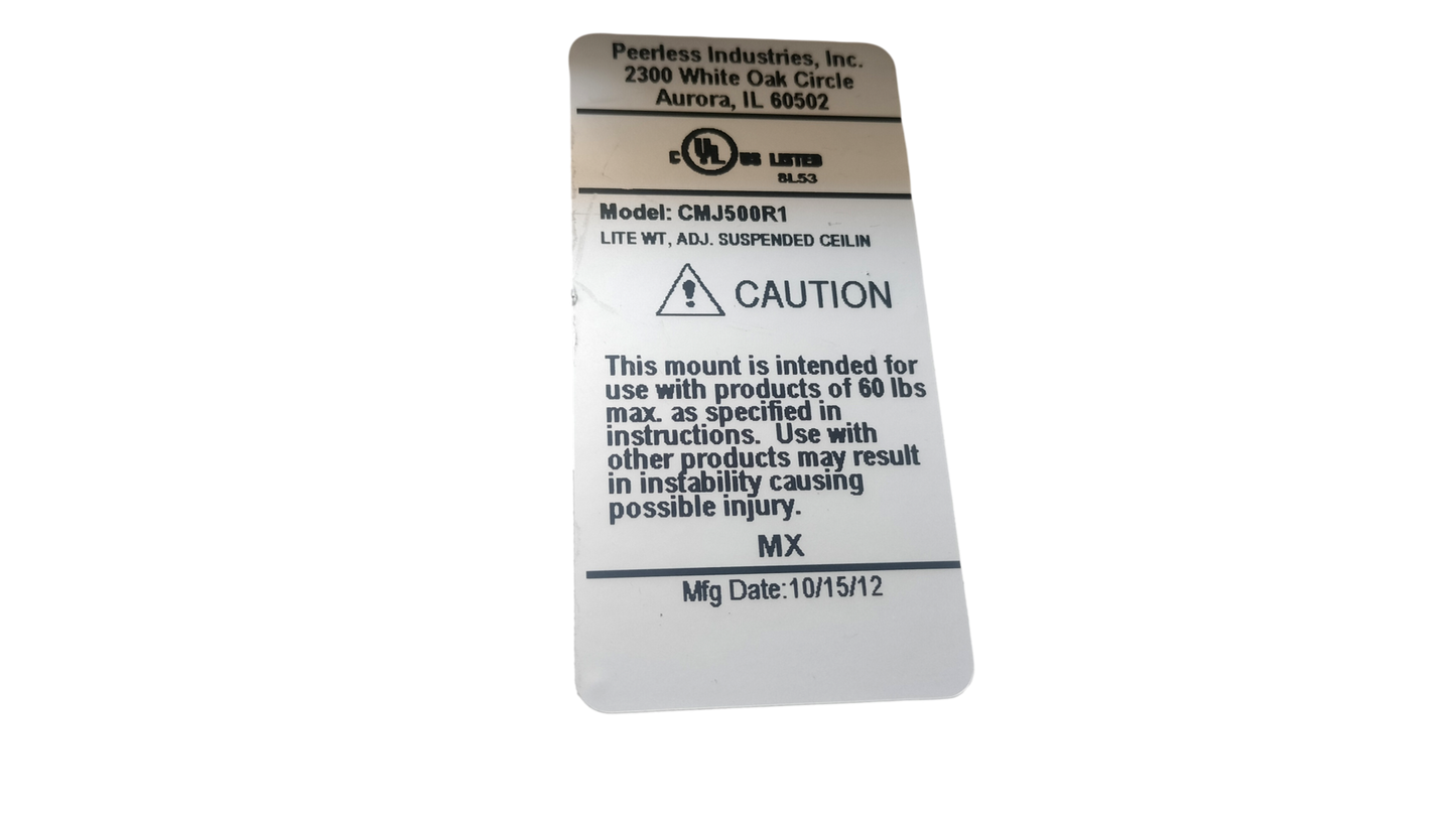 Peerless-AV Adjustable Suspended Ceiling Plate CMJ500R1