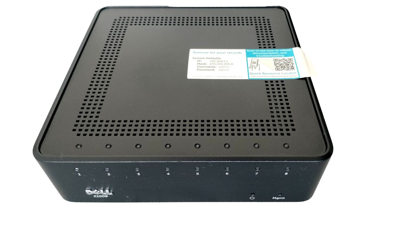 Dell X1008 8 Port POE Switch E08W001
