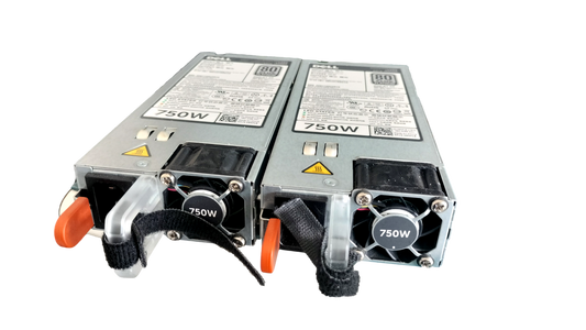 2x Dell 750W Hot Swap Power Supply For PowerEdge R720 R620 5NF18