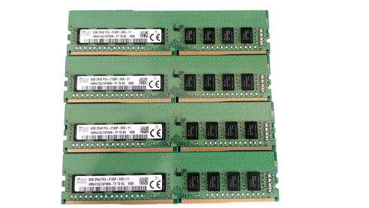 4x Sk hynix HMA41GU7AFR8N-TF 2RX8 8GB Pc4-2133P Server Memory