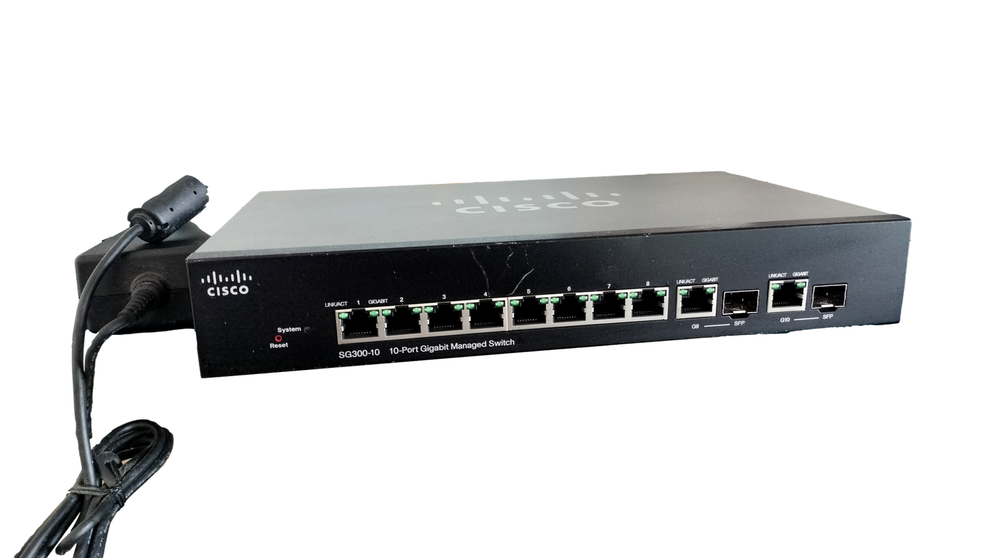 Cisco SG300-10PP 10-Port Gigabit Ethernet Switch