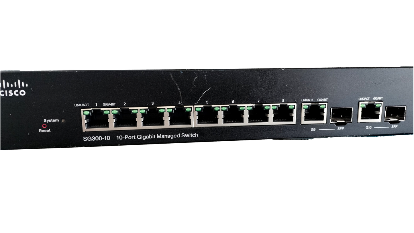 Cisco SG300-10PP 10-Port Gigabit Ethernet Switch