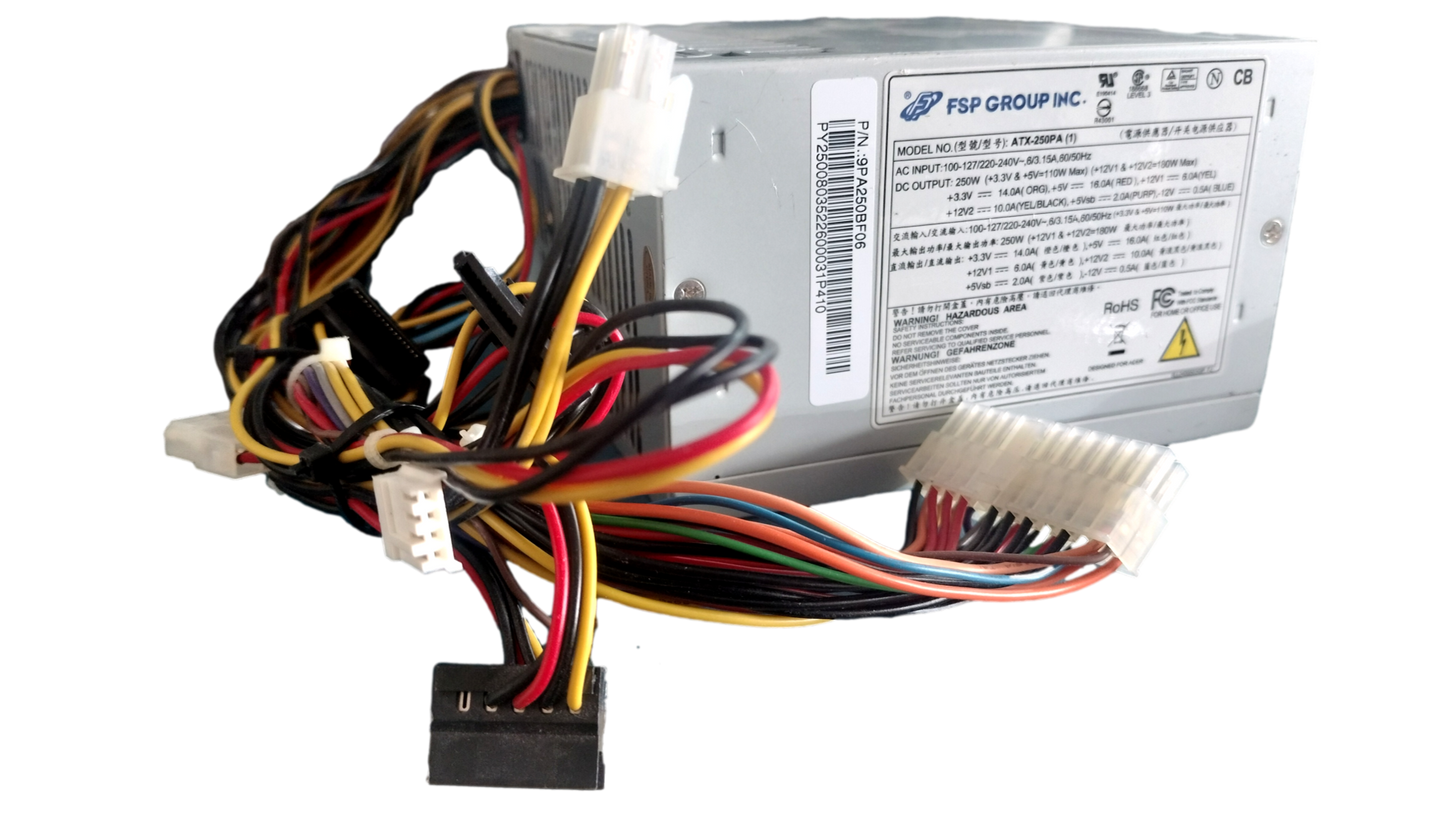 FSP Group ATX-250PA (1) 250W Power Supply P/N 9PA250BF06